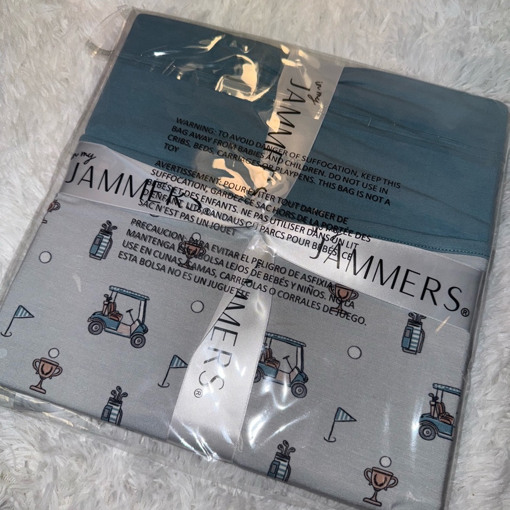 In my Jammers Blue Golf Blanket - Picture 4 of 4